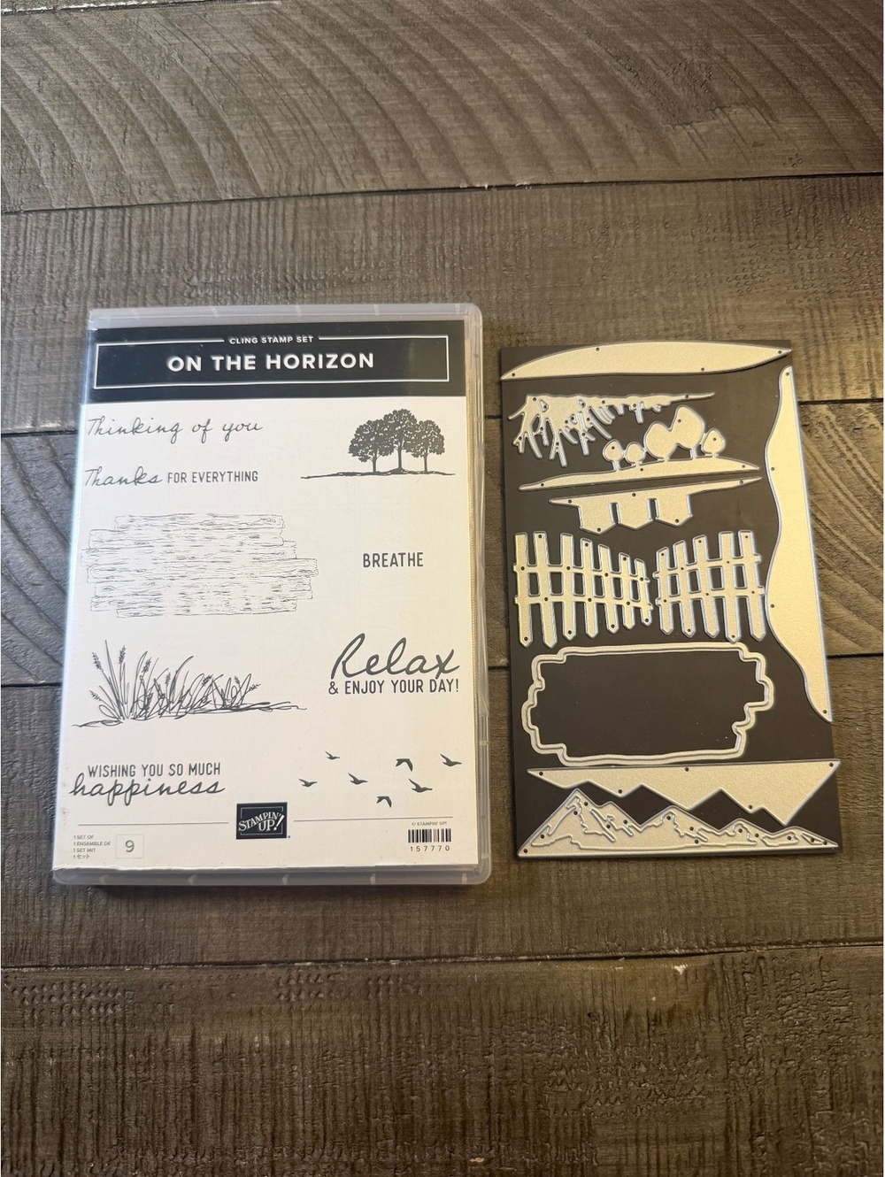 Stampin’ Up On The Horizon stamp set and Horizon Dies die cut set